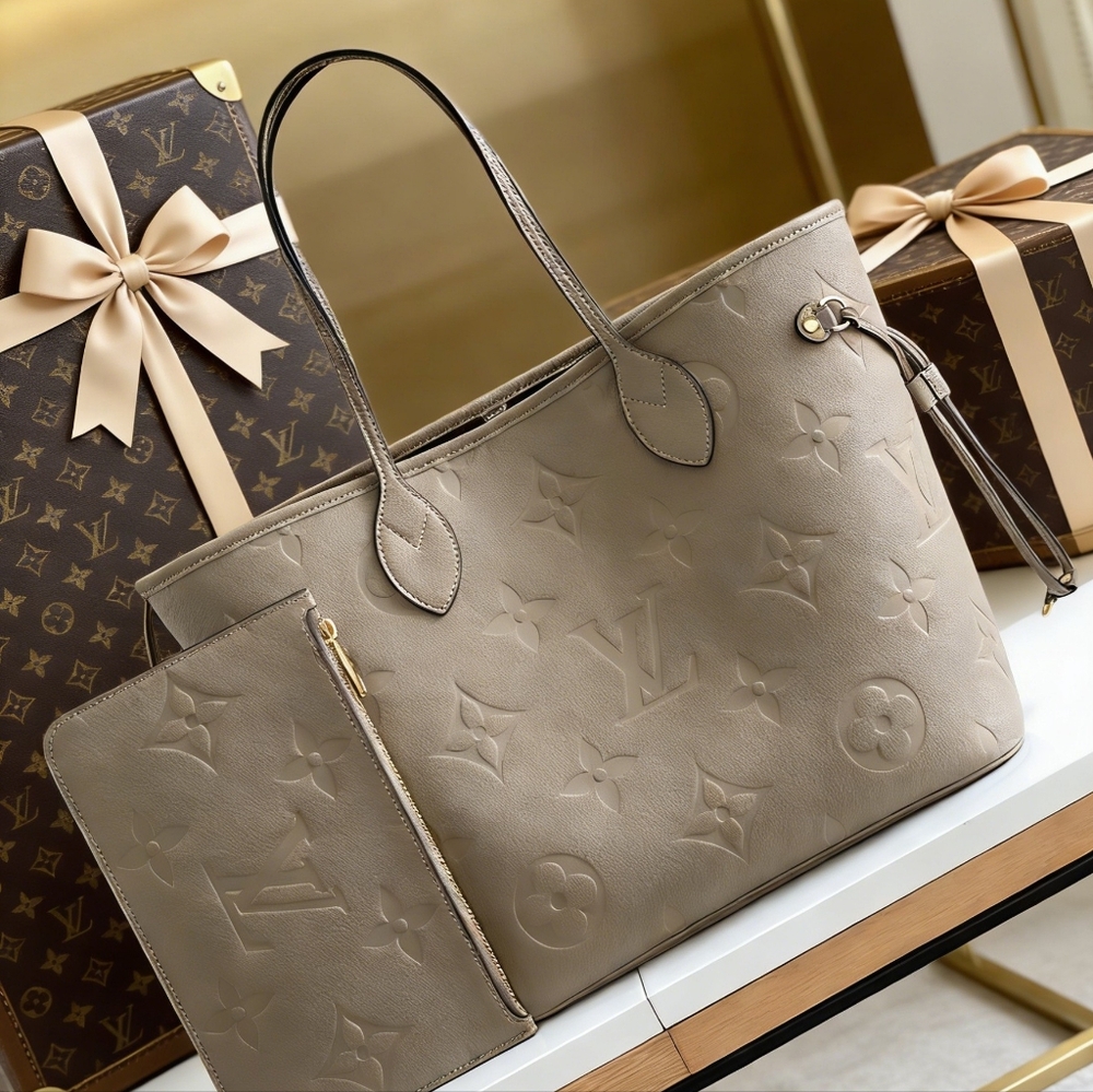 <AUTHENTIC>Louis Vuitton Neverfull MM Tote Bag - Picture 2 of 6